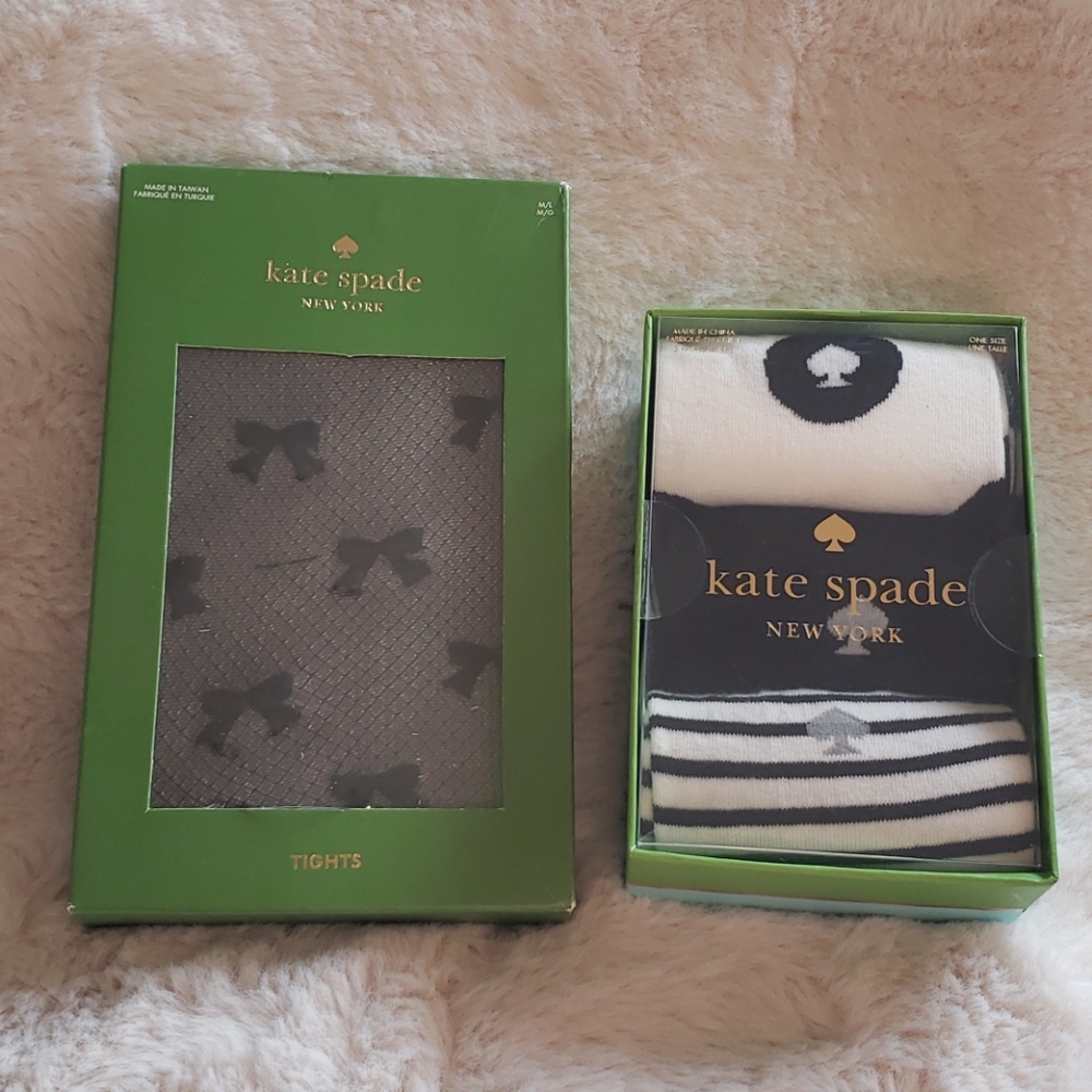 Kate Spade Bundle of Tights/3Socks